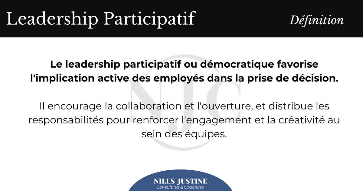 Leader Participatif Definition