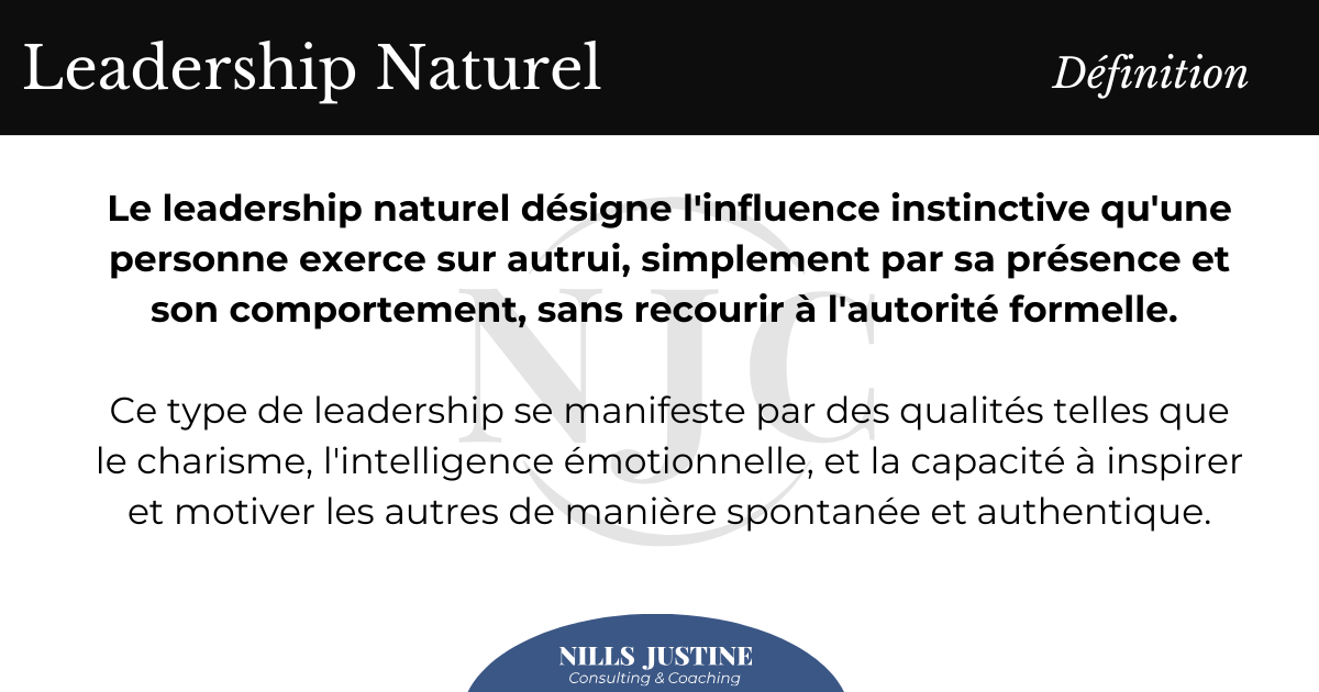 Leadership naturel Definition