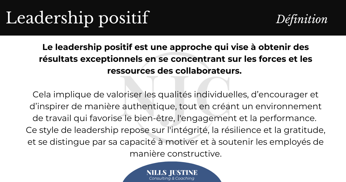 leadership positif Definition