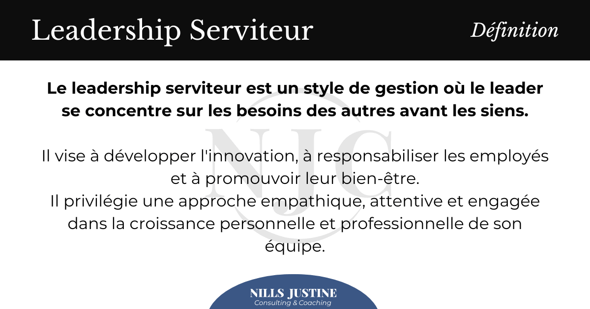 leadership serviteur servant definition